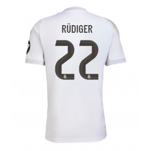 Real Madrid Antonio Rudiger #22 Hemmatröja 2025-26 Kortärmad