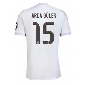 Real Madrid Arda Guler #15 Hemmatröja 2025-26 Kortärmad