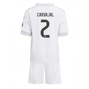 Real Madrid Daniel Carvajal #2 Hemmatröja Barn 2025-26 Kortärmad (+ Korta byxor)