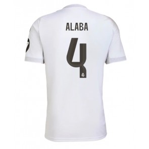 Real Madrid David Alaba #4 Hemmatröja 2025-26 Kortärmad