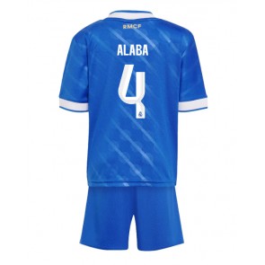 Real Madrid David Alaba #4 Tredje Tröja Barn 2025-26 Kortärmad (+ Korta byxor)