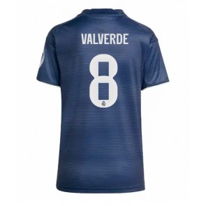Real Madrid Federico Valverde #8 Bortatröja Dam 2025-26 Kortärmad