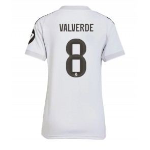 Real Madrid Federico Valverde #8 Hemmatröja Dam 2025-26 Kortärmad