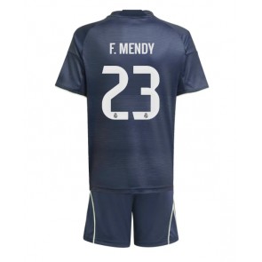 Real Madrid Ferland Mendy #23 Bortatröja Barn 2025-26 Kortärmad (+ Korta byxor)