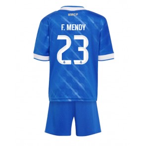 Real Madrid Ferland Mendy #23 Tredje Tröja Barn 2025-26 Kortärmad (+ Korta byxor)