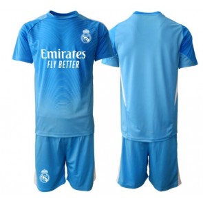 Real Madrid Målvakt Hemmatröja Barn 2025-26 Kortärmad (+ Korta byxor)