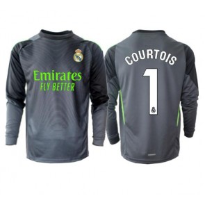 Real Madrid Thibaut Courtois #1 Målvakt Tredje Tröja 2025-26 Långärmad