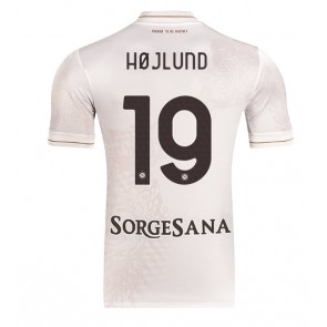 SSC Napoli Rasmus Hojlund #19 Bortatröja 2025-26 Kortärmad