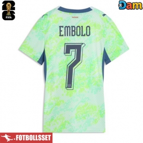 Schweiz Breel Embolo #7 Bortatröja Dam VM 2026 Kortärmad