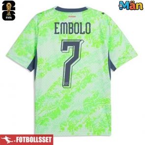 Schweiz Breel Embolo #7 Bortatröja VM 2026 Kortärmad