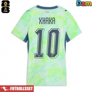Schweiz Granit Xhaka #10 Bortatröja Dam VM 2026 Kortärmad