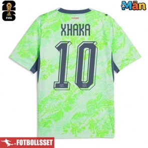 Schweiz Granit Xhaka #10 Bortatröja VM 2026 Kortärmad