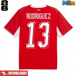 Schweiz Ricardo Rodriguez #13 Hemmatröja VM 2026 Kortärmad