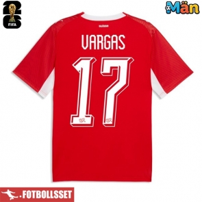 Schweiz Ruben Vargas #17 Hemmatröja VM 2026 Kortärmad
