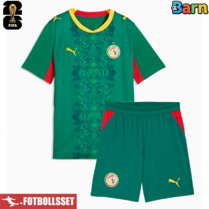 Senegal Bortatröja Barn VM 2026 Kortärmad (+ Korta byxor)