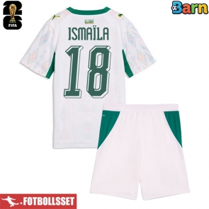 Senegal Ismaila Sarr #18 Hemmatröja Barn VM 2026 Kortärmad (+ Korta byxor)