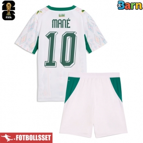 Senegal Sadio Mane #10 Hemmatröja Barn VM 2026 Kortärmad (+ Korta byxor)