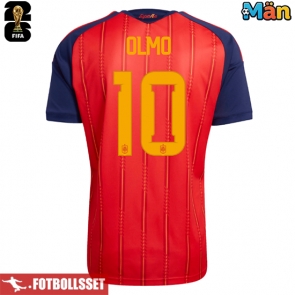 Spanien Dani Olmo #10 Hemmatröja VM 2026 Kortärmad