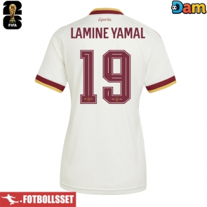 Spanien Lamine Yamal #19 Bortatröja Dam VM 2026 Kortärmad