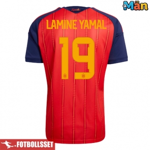 Spanien Lamine Yamal #19 Hemmatröja VM 2026 Kortärmad