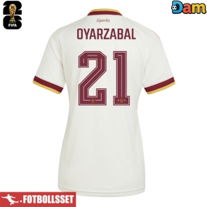 Spanien Mikel Oyarzabal #21 Bortatröja Dam VM 2026 Kortärmad