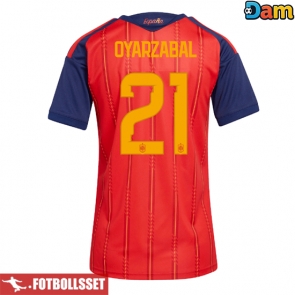 Spanien Mikel Oyarzabal #21 Hemmatröja Dam VM 2026 Kortärmad