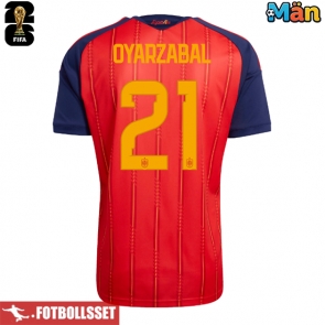 Spanien Mikel Oyarzabal #21 Hemmatröja VM 2026 Kortärmad