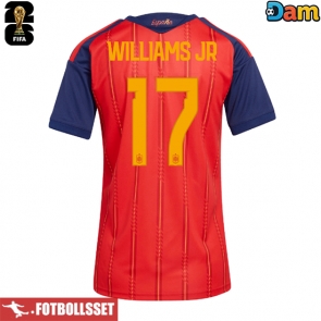 Spanien Nico Williams #17 Hemmatröja Dam VM 2026 Kortärmad