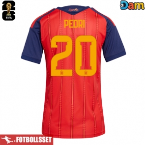 Spanien Pedri Gonzalez #20 Hemmatröja Dam VM 2026 Kortärmad