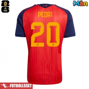 Spanien Pedri Gonzalez #20 Hemmatröja VM 2026 Kortärmad