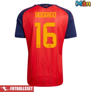 Spanien Rodri Hernandez #16 Hemmatröja VM 2026 Kortärmad