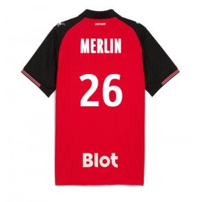 Stade Rennais Quentin Merlin #26 Hemmatröja 2025-26 Kortärmad