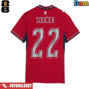 Tjeckien Tomas Soucek #22 Hemmatröja Dam VM 2026 Kortärmad