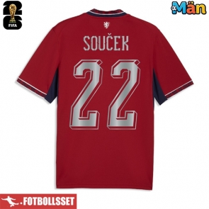 Tjeckien Tomas Soucek #22 Hemmatröja VM 2026 Kortärmad
