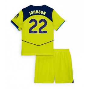 Tottenham Hotspur Brennan Johnson #22 Tredje Tröja Barn 2025-26 Kortärmad (+ Korta byxor)