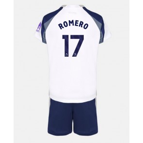 Tottenham Hotspur Cristian Romero #17 Hemmatröja Barn 2025-26 Kortärmad (+ Korta byxor)