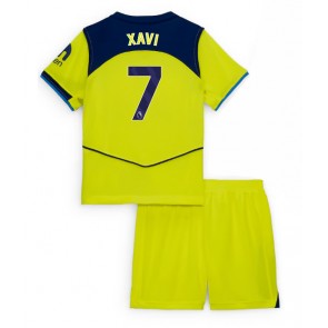 Tottenham Hotspur Xavi Simons #7 Tredje Tröja Barn 2025-26 Kortärmad (+ Korta byxor)
