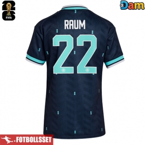 Tyskland David Raum #22 Bortatröja Dam VM 2026 Kortärmad