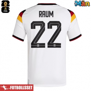 Tyskland David Raum #22 Hemmatröja VM 2026 Kortärmad