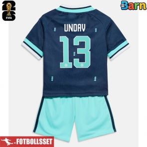 Tyskland Deniz Undav #13 Bortatröja Barn VM 2026 Kortärmad (+ Korta byxor)