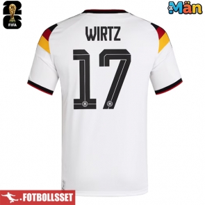 Tyskland Florian Wirtz #17 Hemmatröja VM 2026 Kortärmad