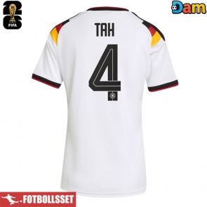 Tyskland Jonathan Tah #4 Hemmatröja Dam VM 2026 Kortärmad