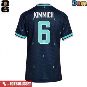 Tyskland Joshua Kimmich #6 Bortatröja Dam VM 2026 Kortärmad
