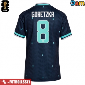 Tyskland Leon Goretzka #8 Bortatröja Dam VM 2026 Kortärmad