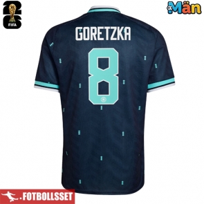 Tyskland Leon Goretzka #8 Bortatröja VM 2026 Kortärmad
