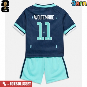 Tyskland Nick Woltemade #11 Bortatröja Barn VM 2026 Kortärmad (+ Korta byxor)