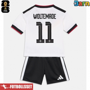 Tyskland Nick Woltemade #11 Hemmatröja Barn VM 2026 Kortärmad (+ Korta byxor)