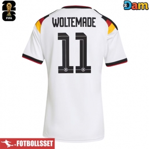 Tyskland Nick Woltemade #11 Hemmatröja Dam VM 2026 Kortärmad