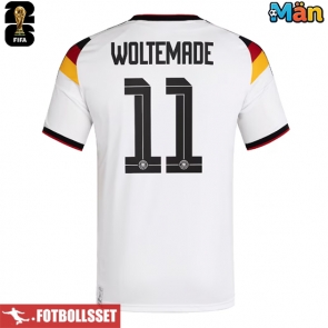 Tyskland Nick Woltemade #11 Hemmatröja VM 2026 Kortärmad