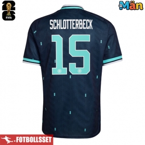 Tyskland Nico Schlotterbeck #15 Bortatröja VM 2026 Kortärmad